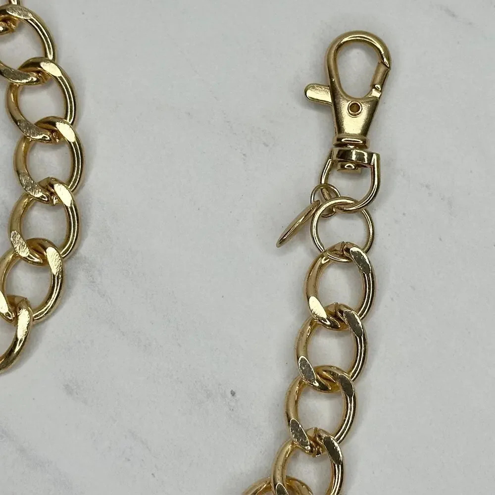 Chunky Gold Tone Multi Chain Link Belt Small/Medium (S/M) Y2K Festival ✨